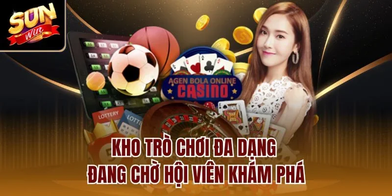 Kho trò chơi đa dạng đang chờ hội viên khám phá